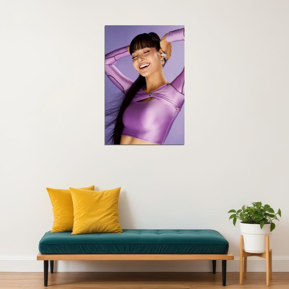 LISA BLACKPINK Photo Music Poster K-Pop  Retro Aesthetic K-pop Female Singer Korean Fashion Idol Wall Art Print - xonomax