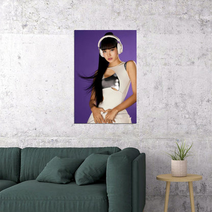 LISA BLACKPINK Photo Music Poster K-Pop  Retro Aesthetic K-pop Female Singer Korean Fashion Idol Wall Art Print - xonomax