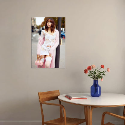 LISA BLACKPINK Sexy Photo Music Poster KPop  McBling Aesthetic K-pop Female Girl Group Korean Fashion Idol Pink Wall Art Print - xonomax