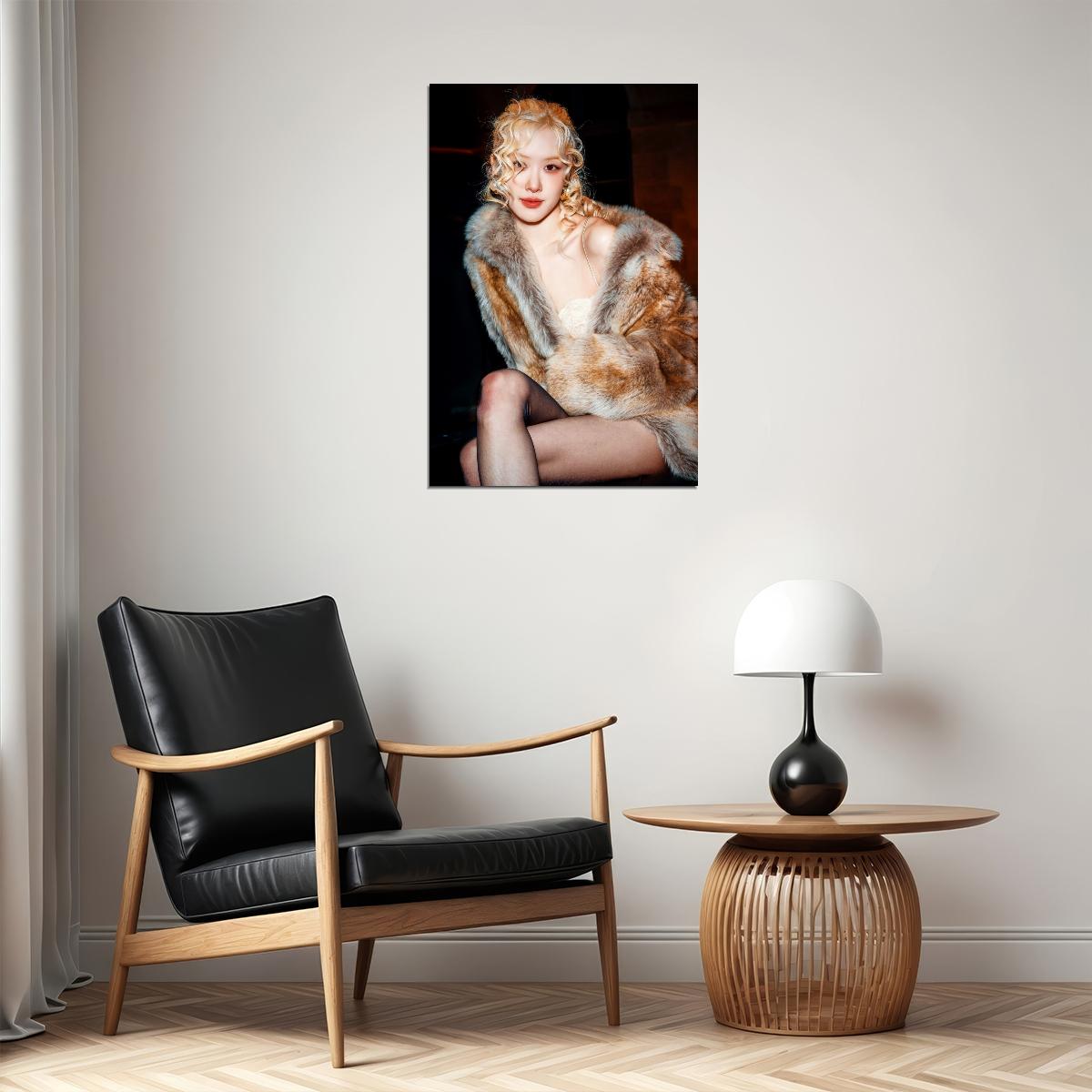 Blackpink ROSE Photo Music Poster KPop  Aesthetic K-pop Female Girl Group Korean High Fashion Idol Wall Art Print - xonomax