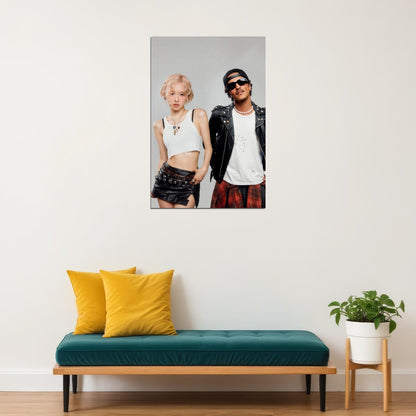 Blackpink ROSE APT Music Poster Pre Release Single Concept Teasers KPop  Aesthetic K-pop Female Girl Group Wall Art Print - xonomax