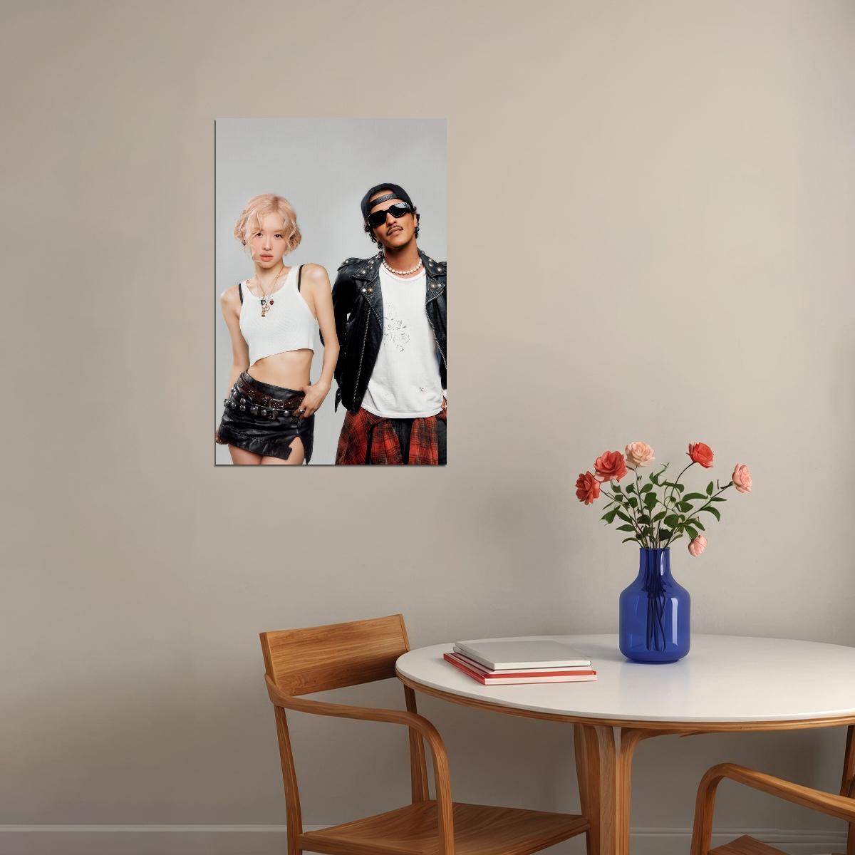 Blackpink ROSE APT Music Poster Pre Release Single Concept Teasers KPop  Aesthetic K-pop Female Girl Group Wall Art Print - xonomax