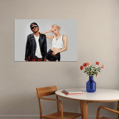 Blackpink ROSE APT Music Poster Pre Release Single Concept Teasers KPop  Aesthetic K-pop Female Girl Group Wall Art Print - xonomax