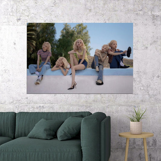 Blackpink ROSE Rosie Music Poster Concept Teasers KPop  Aesthetic K-pop Female Girl Group Wall Art Print - xonomax