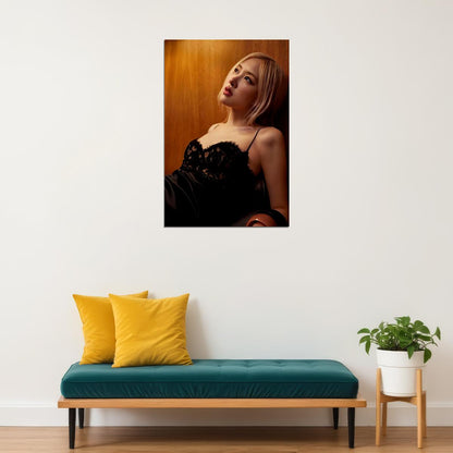 Rose Blackpink Music Poster Korean Fashion Idol KPop  Aesthetic K-pop Female Girl Group Wall Art Print