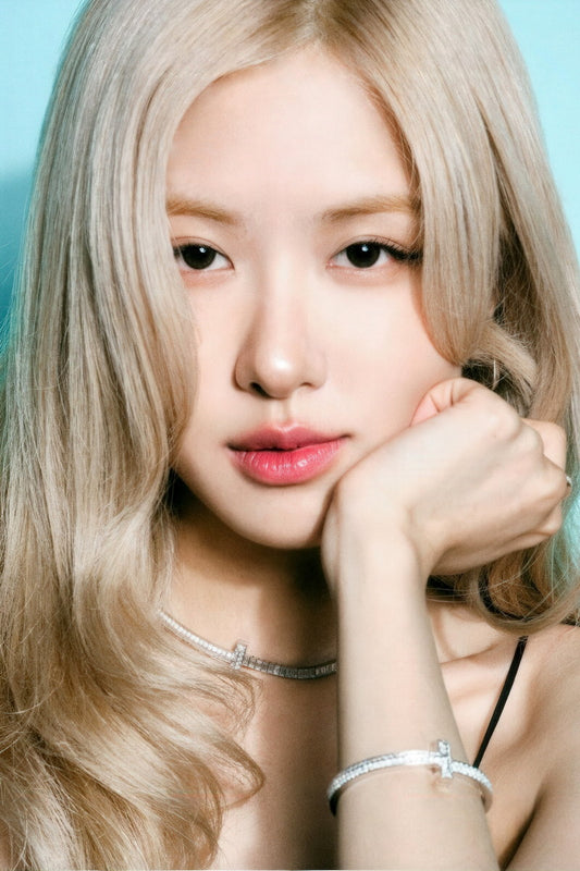 Rose Blackpink Music Poster Korean Fashion Idol KPop  Aesthetic K-pop Female Girl Group Wall Art Print