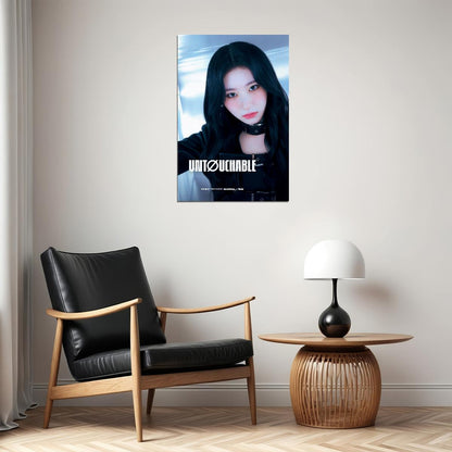 ITZY Chaeryeong BORN TO BE Concept Photo K-pop Music Poster Dark Aesthetic  Female Badass Idol Fashion Print Trendy Girl Group Wall Art - xonomax