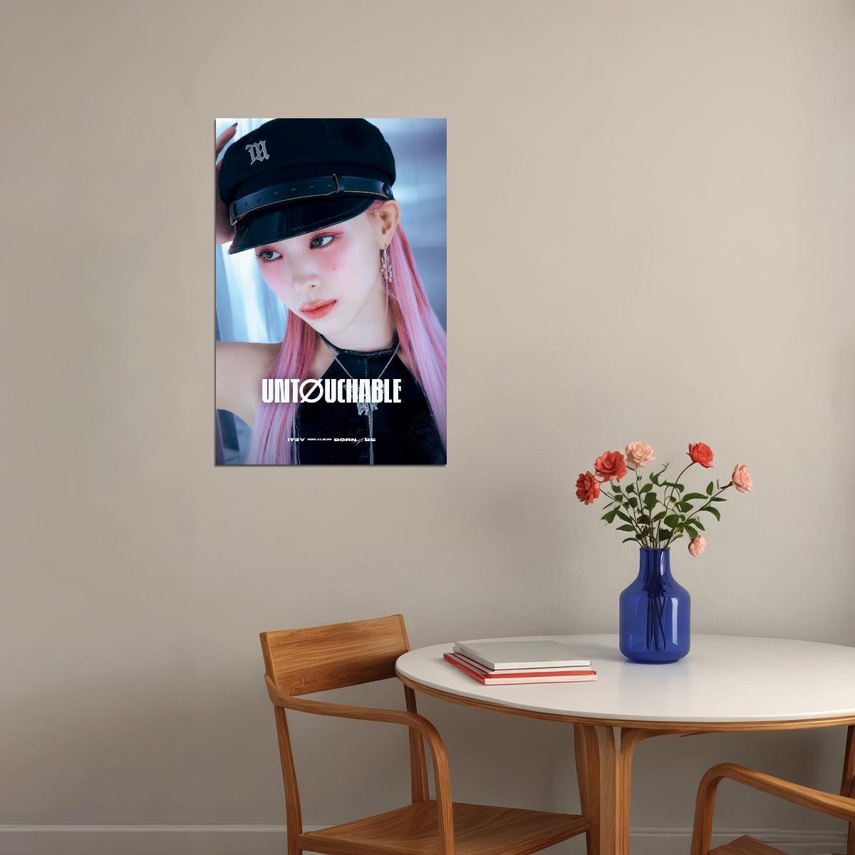 ITZY Ryujin BORN TO BE Concept Photo K-pop Music Poster Grunge Aesthetic  Female Edgy Idol Fashion Print Trendy Girl Group Wall Art - xonomax