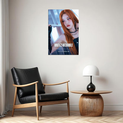 ITZY Yeji BORN TO BE Concept Photo K-pop Music Poster Grunge Aesthetic  Female Edgy Idol Fashion Print Trendy Girl Group Wall Art - xonomax