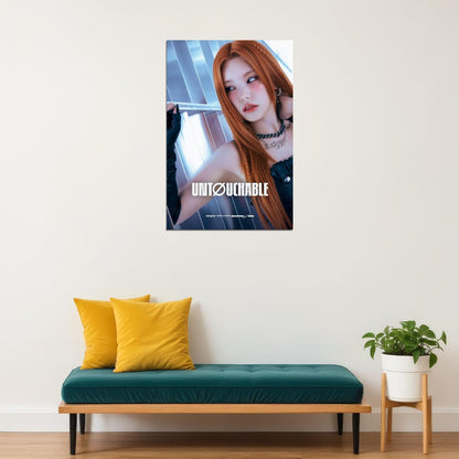 ITZY Yeji BORN TO BE Concept Photo K-pop Music Poster Grunge Aesthetic  Female Edgy Idol Fashion Print Trendy Girl Group Wall Art - xonomax