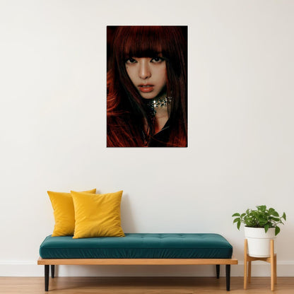 ITZY Yuna BORN TO BE Concept Photo K-pop Music Poster Grunge Aesthetic  Female Edgy Idol Fashion Print Trendy Girl Group Wall Art - xonomax