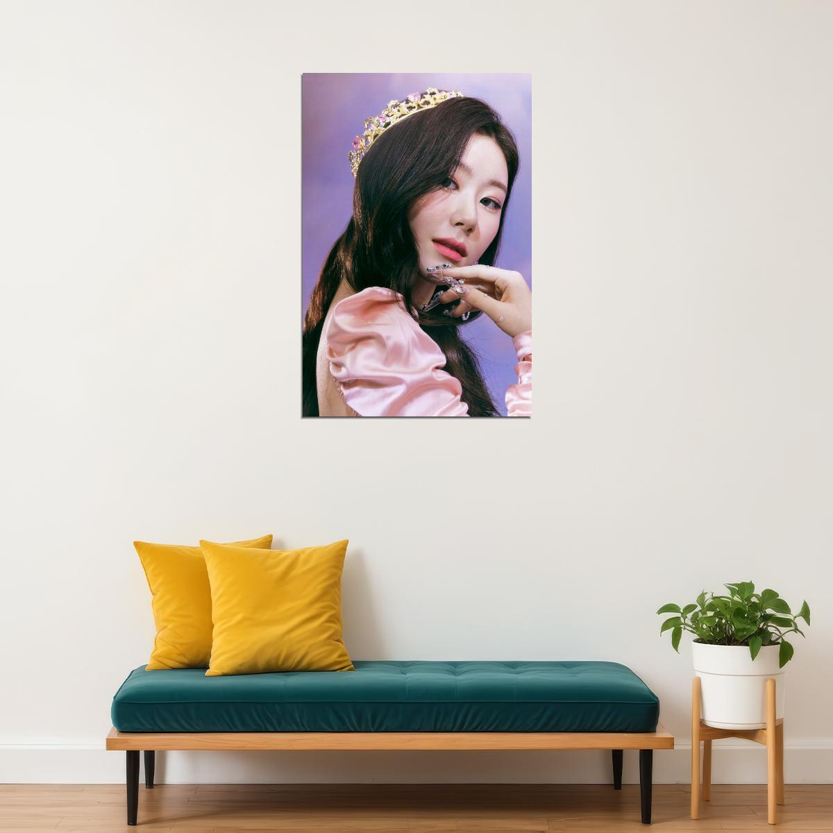 ITZY Chaeryeong CHECKMATE Concept Photo K-pop Music Poster Dreamy Royal Aesthetic  Elegant Female Korean Idol Fashion Print Trendy Girl Group Wall Art - xonomax