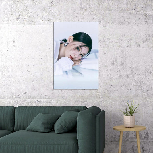 ITZY Chaeryeong CHECKMATE Concept Photo K-pop Music Poster Dreamy Royal Aesthetic  Elegant Female Korean Idol Fashion Print Trendy Girl Group Wall Art - xonomax