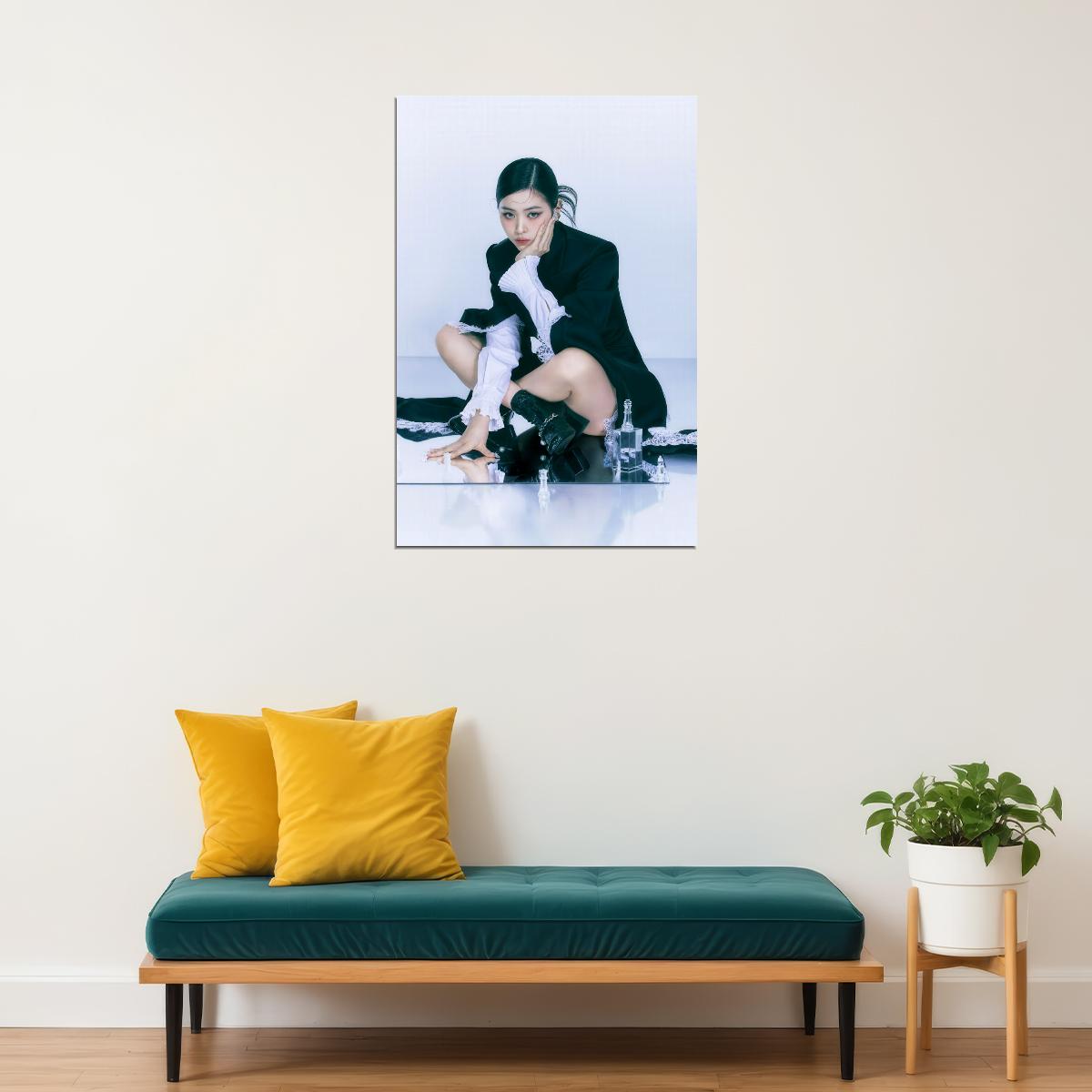 ITZY Ryujin CHECKMATE Concept Photo K-pop Music Poster Dreamy Royal Aesthetic  Elegant Female Korean Idol Fashion Print Trendy Girl Group Wall Art - xonomax