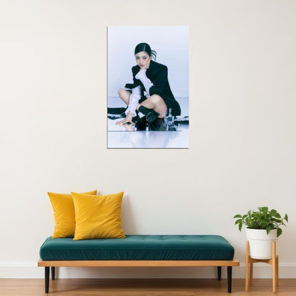 ITZY Ryujin CHECKMATE Concept Photo K-pop Music Poster Dreamy Royal Aesthetic  Elegant Female Korean Idol Fashion Print Trendy Girl Group Wall Art - xonomax