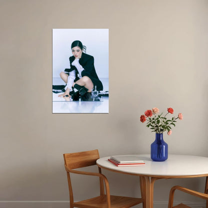 ITZY Ryujin CHECKMATE Concept Photo K-pop Music Poster Dreamy Royal Aesthetic  Elegant Female Korean Idol Fashion Print Trendy Girl Group Wall Art - xonomax