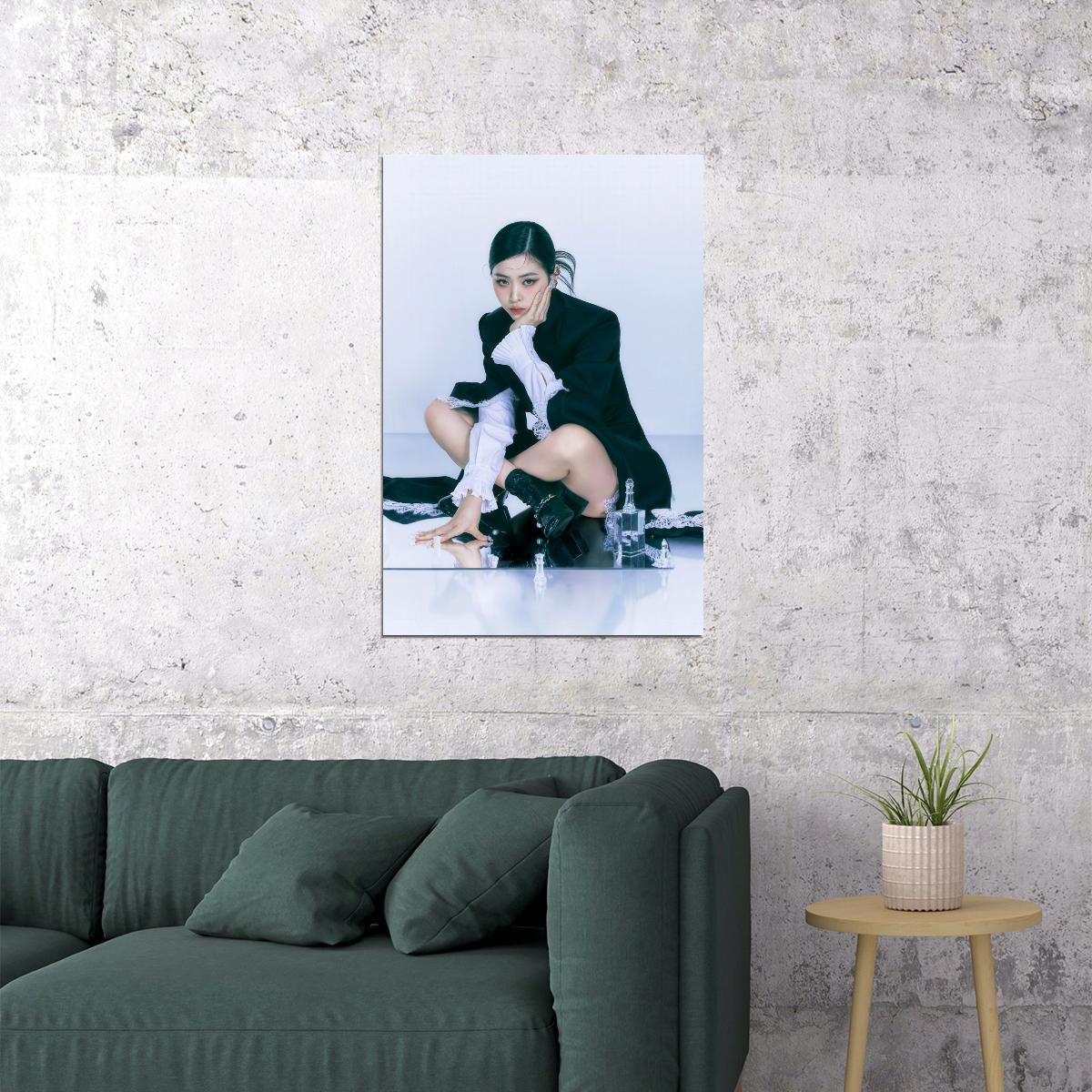 ITZY Ryujin CHECKMATE Concept Photo K-pop Music Poster Dreamy Royal Aesthetic  Elegant Female Korean Idol Fashion Print Trendy Girl Group Wall Art - xonomax