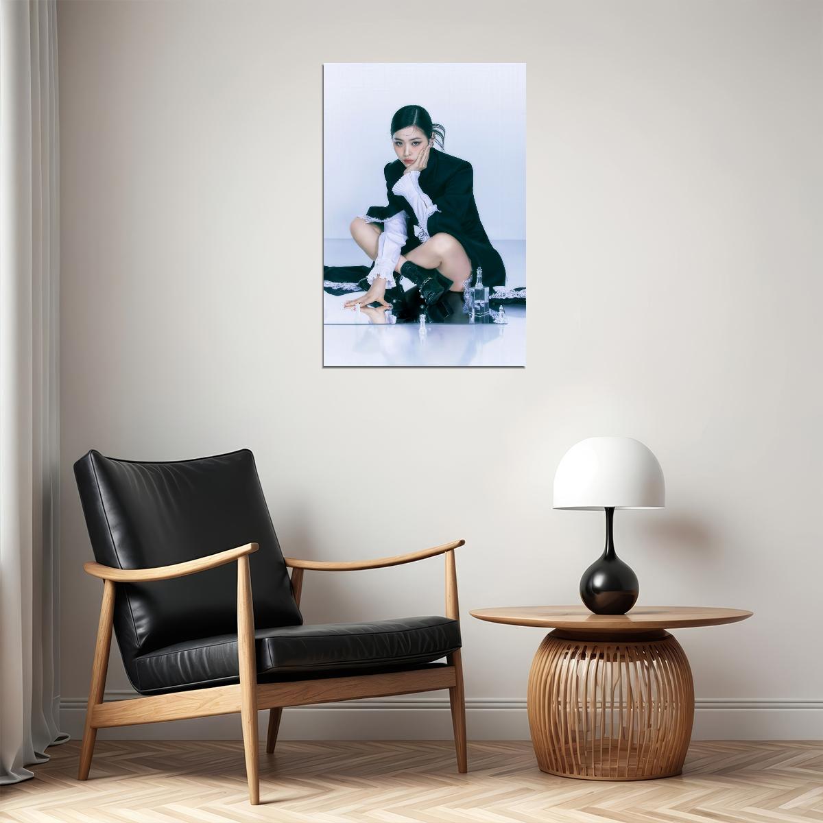 ITZY Ryujin CHECKMATE Concept Photo K-pop Music Poster Dreamy Royal Aesthetic  Elegant Female Korean Idol Fashion Print Trendy Girl Group Wall Art - xonomax