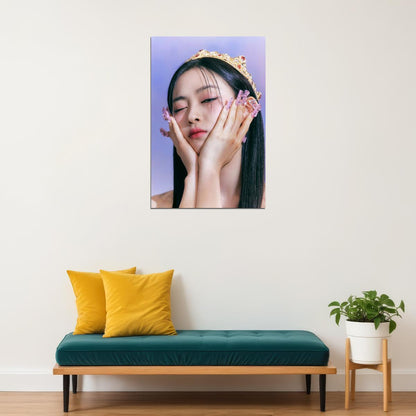 ITZY Ryujin CHECKMATE Concept Photo K-pop Music Poster Dreamy Royal Aesthetic  Elegant Female Korean Idol Fashion Print Trendy Girl Group Wall Art - xonomax