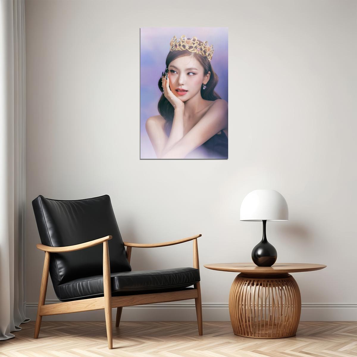 ITZY Yeji CHECKMATE Concept Photo K-pop Music Poster Dreamy Royal Aesthetic  Elegant Female Korean Idol Fashion Print Trendy Girl Group Wall Art - xonomax