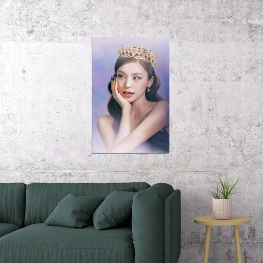 ITZY Yeji CHECKMATE Concept Photo K-pop Music Poster Dreamy Royal Aesthetic  Elegant Female Korean Idol Fashion Print Trendy Girl Group Wall Art - xonomax