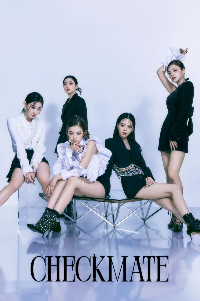 ITZY Yeji Lia Ryujin Chaeryeong Yuna CHECKMATE Concept Photo K-pop Music Poster Dreamy Aesthetic  Female Korean Idol Fashion Print Girl Group Wall Art - xonomax