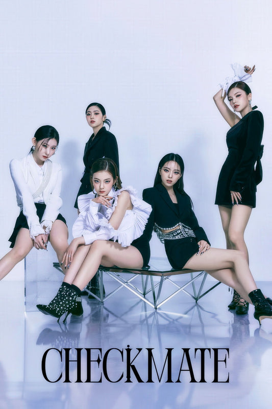 ITZY Yeji Lia Ryujin Chaeryeong Yuna CHECKMATE Concept Photo K-pop Music Poster Dreamy Aesthetic  Female Korean Idol Fashion Print Girl Group Wall Art - xonomax