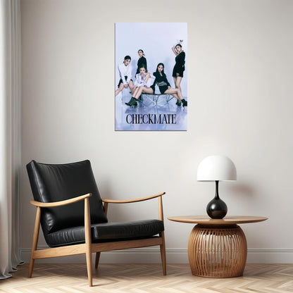 ITZY Yeji Lia Ryujin Chaeryeong Yuna CHECKMATE Concept Photo K-pop Music Poster Dreamy Aesthetic  Female Korean Idol Fashion Print Girl Group Wall Art - xonomax