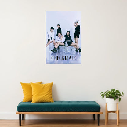 ITZY Yeji Lia Ryujin Chaeryeong Yuna CHECKMATE Concept Photo K-pop Music Poster Dreamy Aesthetic  Female Korean Idol Fashion Print Girl Group Wall Art - xonomax