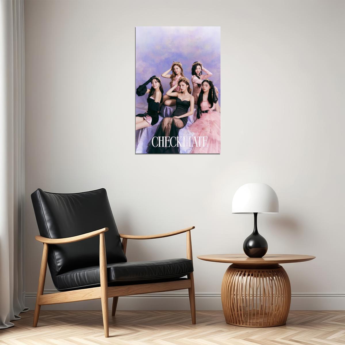 ITZY Yeji Lia Ryujin Chaeryeong Yuna CHECKMATE Concept Photo K-pop Music Poster Dreamy Aesthetic  Female Korean Idol Fashion Print Girl Group Wall Art - xonomax