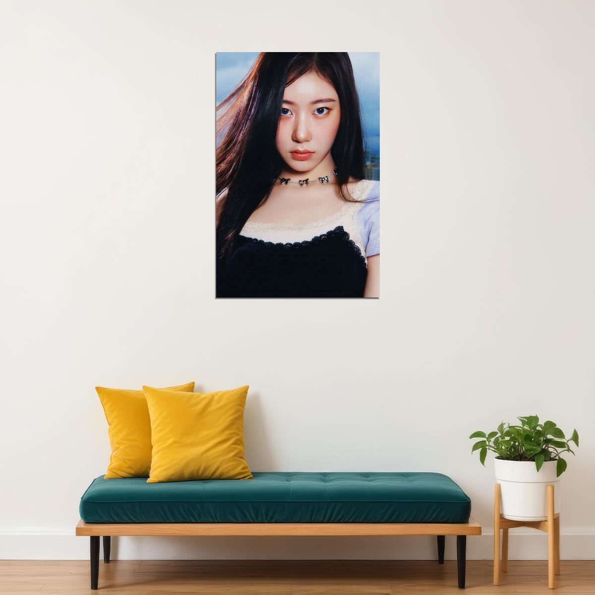 ITZY Chaeryeong GOLD Concept Photo Viral K-pop Music Poster Streetwear Aesthetic  Female Korean Idol Fashion Print Trendy Girl Group Wall Art - xonomax