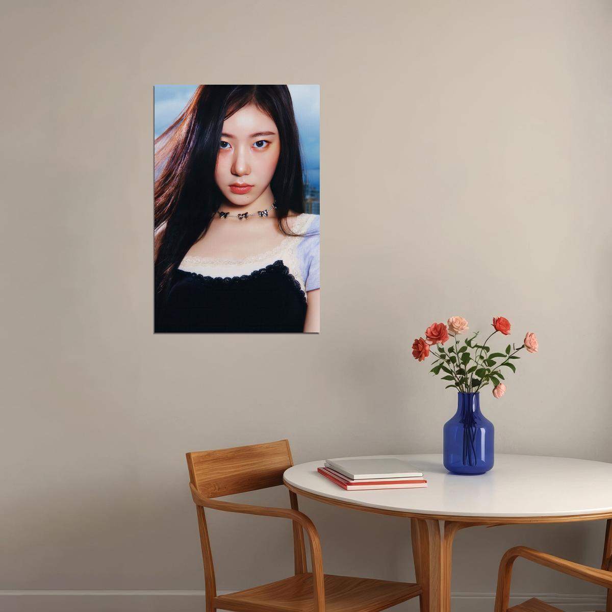 ITZY Chaeryeong GOLD Concept Photo Viral K-pop Music Poster Streetwear Aesthetic  Female Korean Idol Fashion Print Trendy Girl Group Wall Art - xonomax