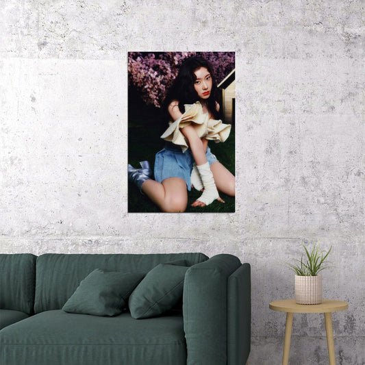 ITZY Chaeryeong GOLD Concept Photo Viral K-pop Music Poster Streetwear Aesthetic  Female Korean Idol Fashion Print Trendy Girl Group Wall Art - xonomax