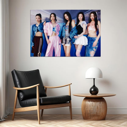 ITZY Yeji Lia Ryujin Chaeryeong Yuna GOLD Concept Photo Viral K-pop Music Poster Streetwear Aesthetic  Female Korean Idol Fashion Print Trendy Girl Group Wall Art - xonomax