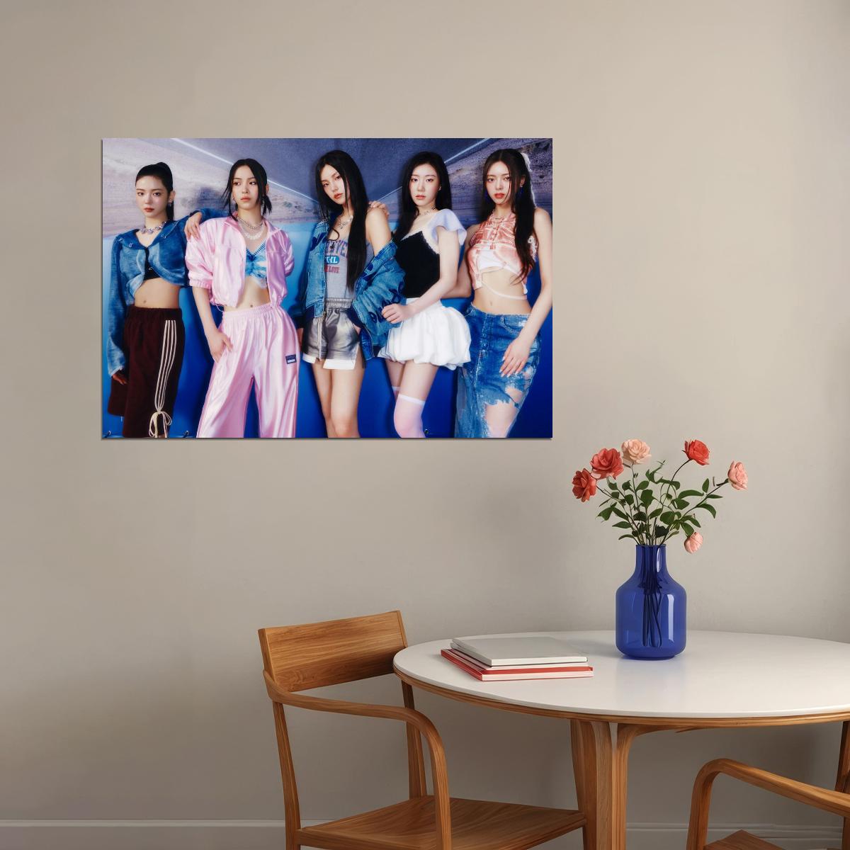 ITZY Yeji Lia Ryujin Chaeryeong Yuna GOLD Concept Photo Viral K-pop Music Poster Streetwear Aesthetic  Female Korean Idol Fashion Print Trendy Girl Group Wall Art - xonomax