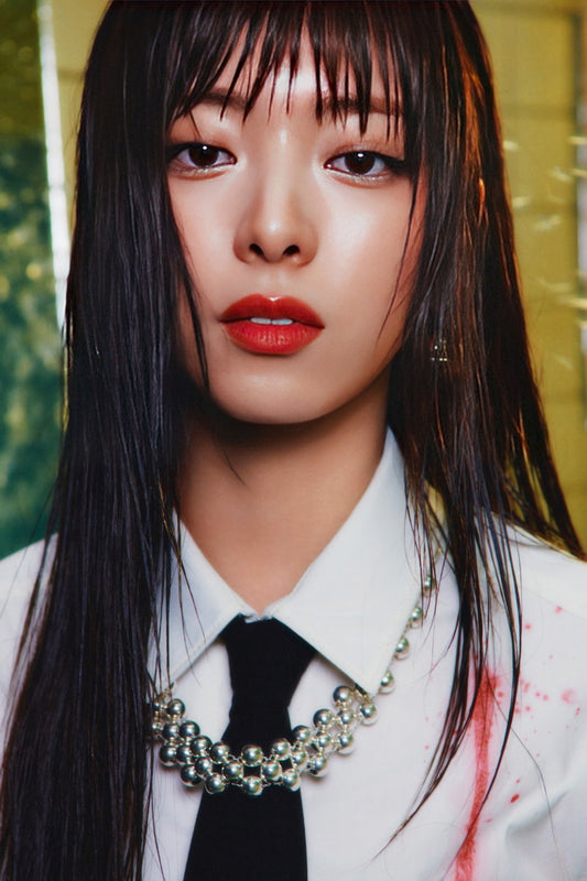 ITZY Yuna GOLD Concept Photo Viral K-pop Music Poster Streetwear Aesthetic  Female Korean Idol Fashion Print Trendy Girl Group Wall Art - xonomax