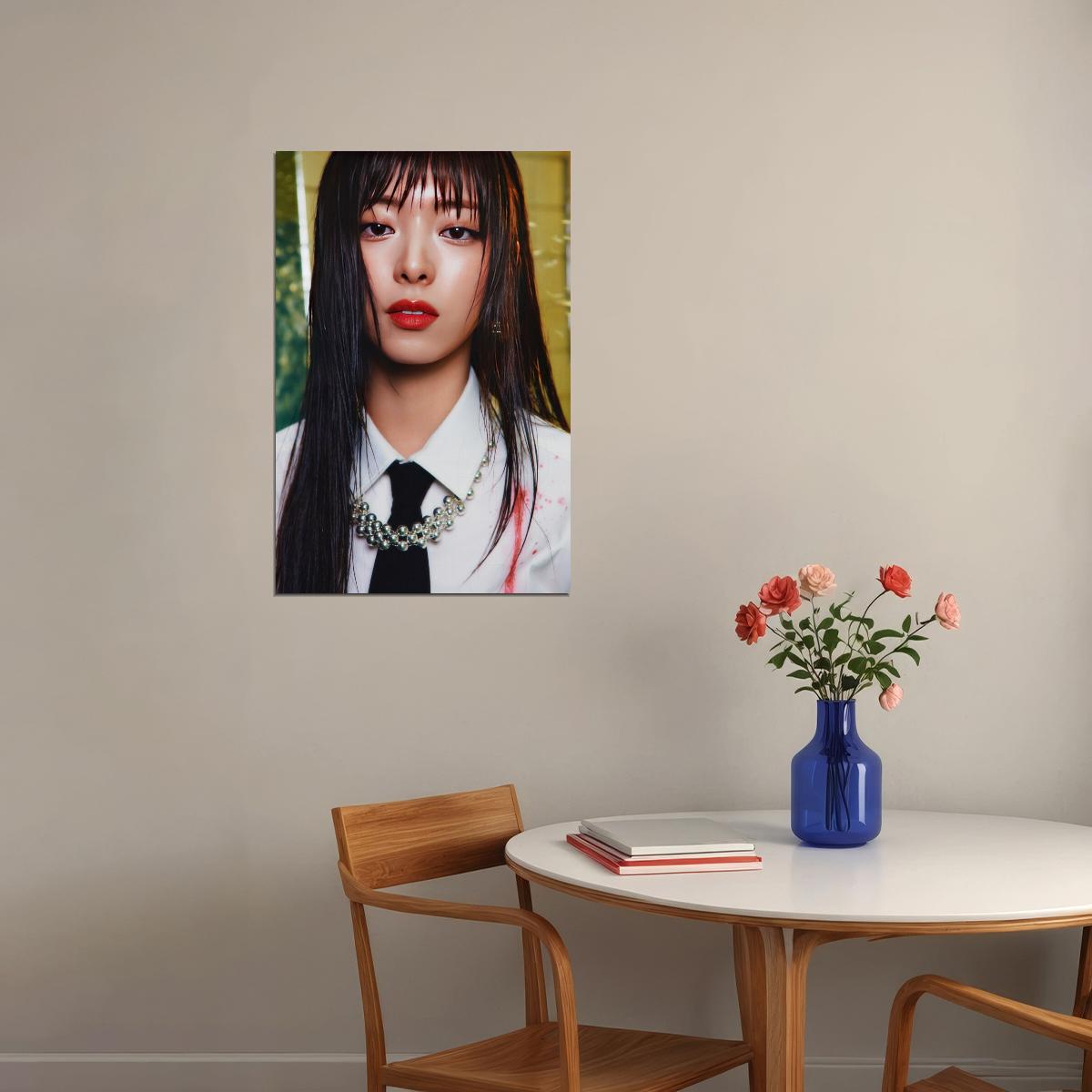 ITZY Yuna GOLD Concept Photo Viral K-pop Music Poster Streetwear Aesthetic  Female Korean Idol Fashion Print Trendy Girl Group Wall Art - xonomax