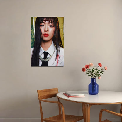 ITZY Yuna GOLD Concept Photo Viral K-pop Music Poster Streetwear Aesthetic  Female Korean Idol Fashion Print Trendy Girl Group Wall Art - xonomax