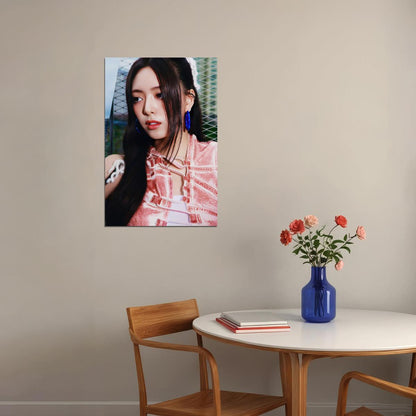 ITZY Yuna GOLD Concept Photo Viral K-pop Music Poster Streetwear Aesthetic  Female Korean Idol Fashion Print Trendy Girl Group Wall Art - xonomax