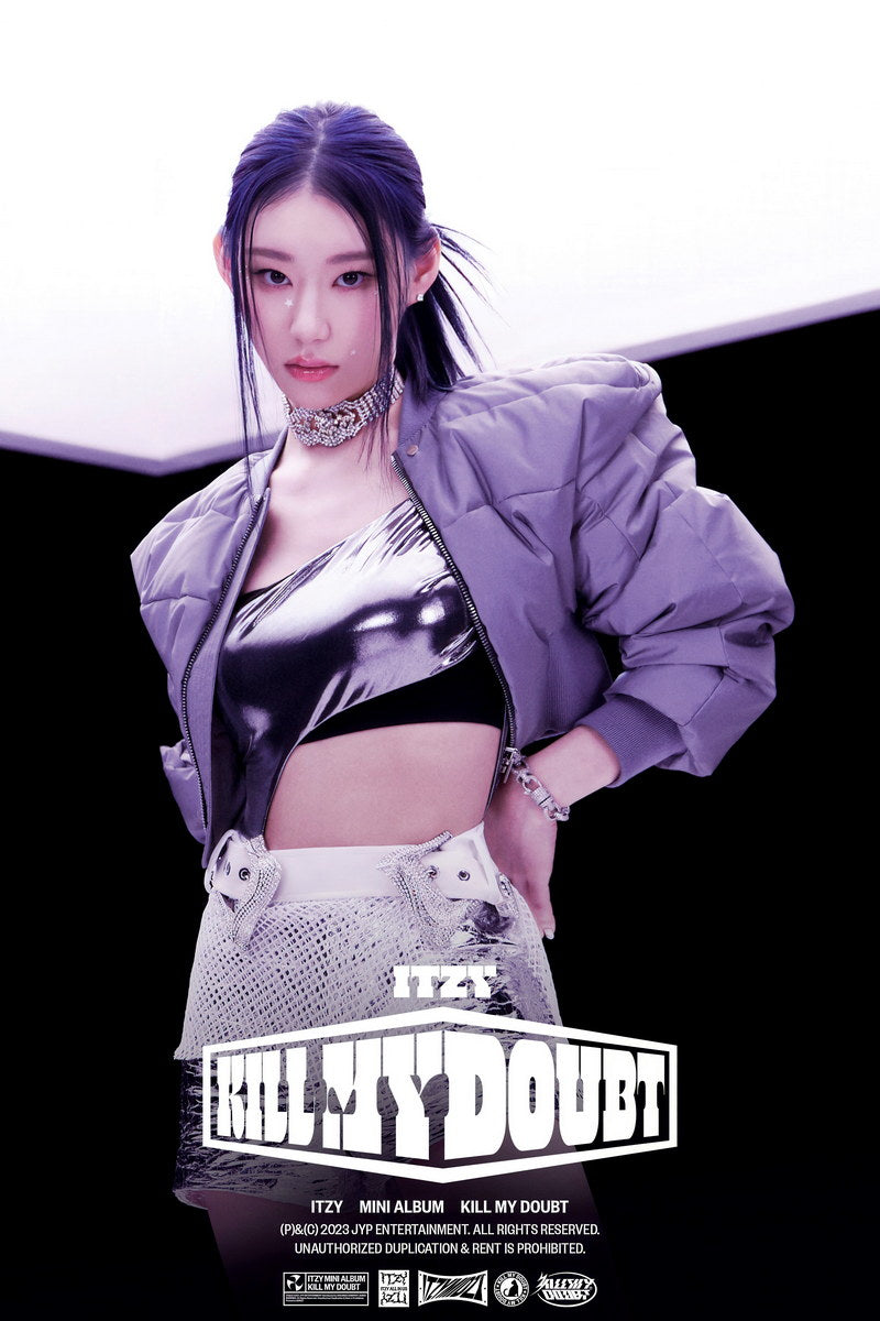 ITZY Chaeryeong KILL MY DOUBT Concept Photo K-pop Music Poster Gym Aesthetic  Female Korean Idol Fashion Print Trendy Girl Group Wall Art - xonomax