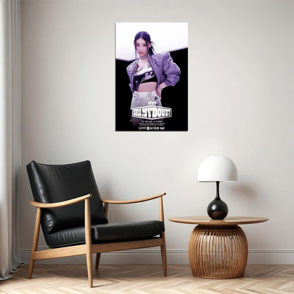 ITZY Chaeryeong KILL MY DOUBT Concept Photo K-pop Music Poster Gym Aesthetic  Female Korean Idol Fashion Print Trendy Girl Group Wall Art - xonomax