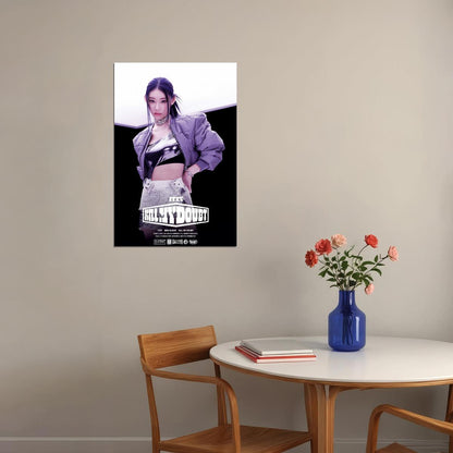 ITZY Chaeryeong KILL MY DOUBT Concept Photo K-pop Music Poster Gym Aesthetic  Female Korean Idol Fashion Print Trendy Girl Group Wall Art - xonomax