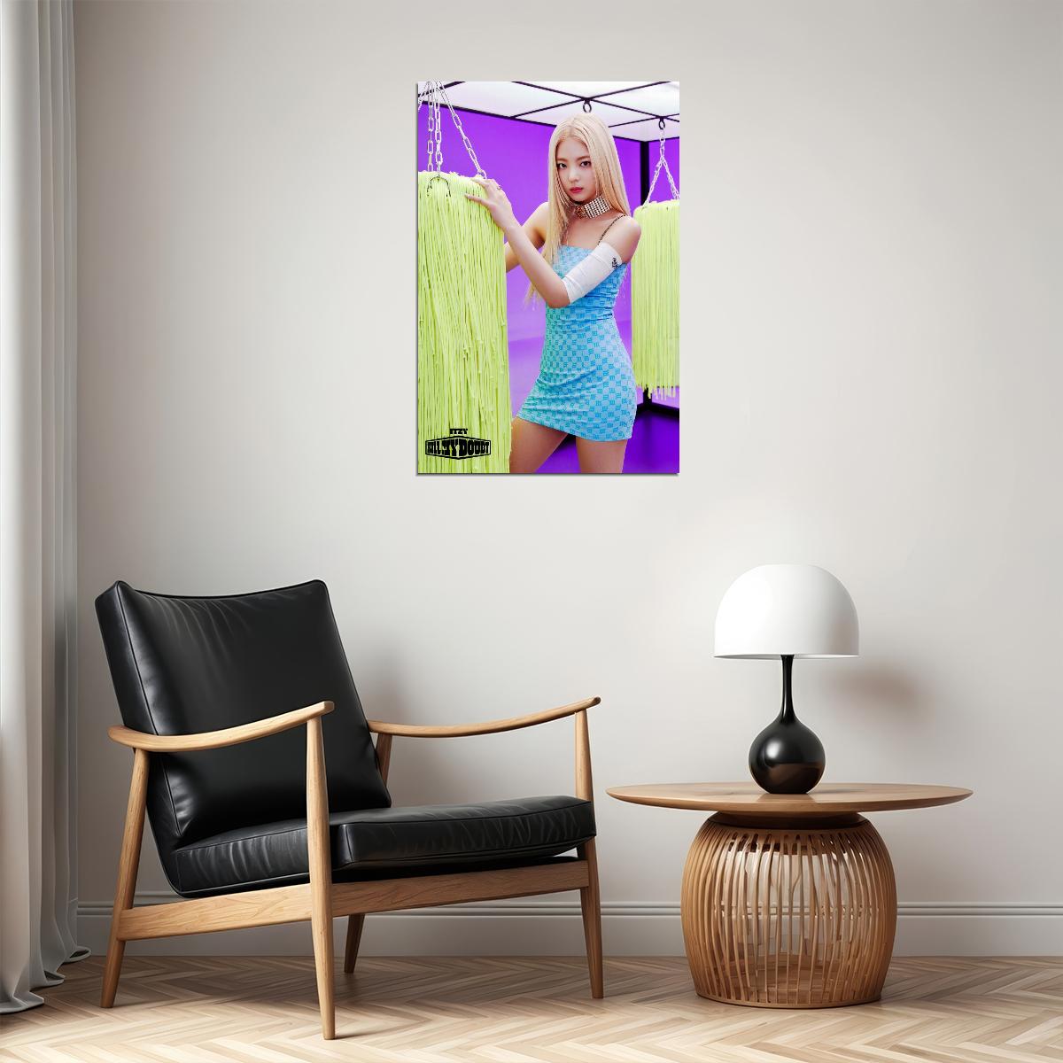 ITZY Lia KILL MY DOUBT Concept Photo K-pop Music Poster Gym Aesthetic  Female Korean Idol Fashion Print Trendy Girl Group Wall Art - xonomax