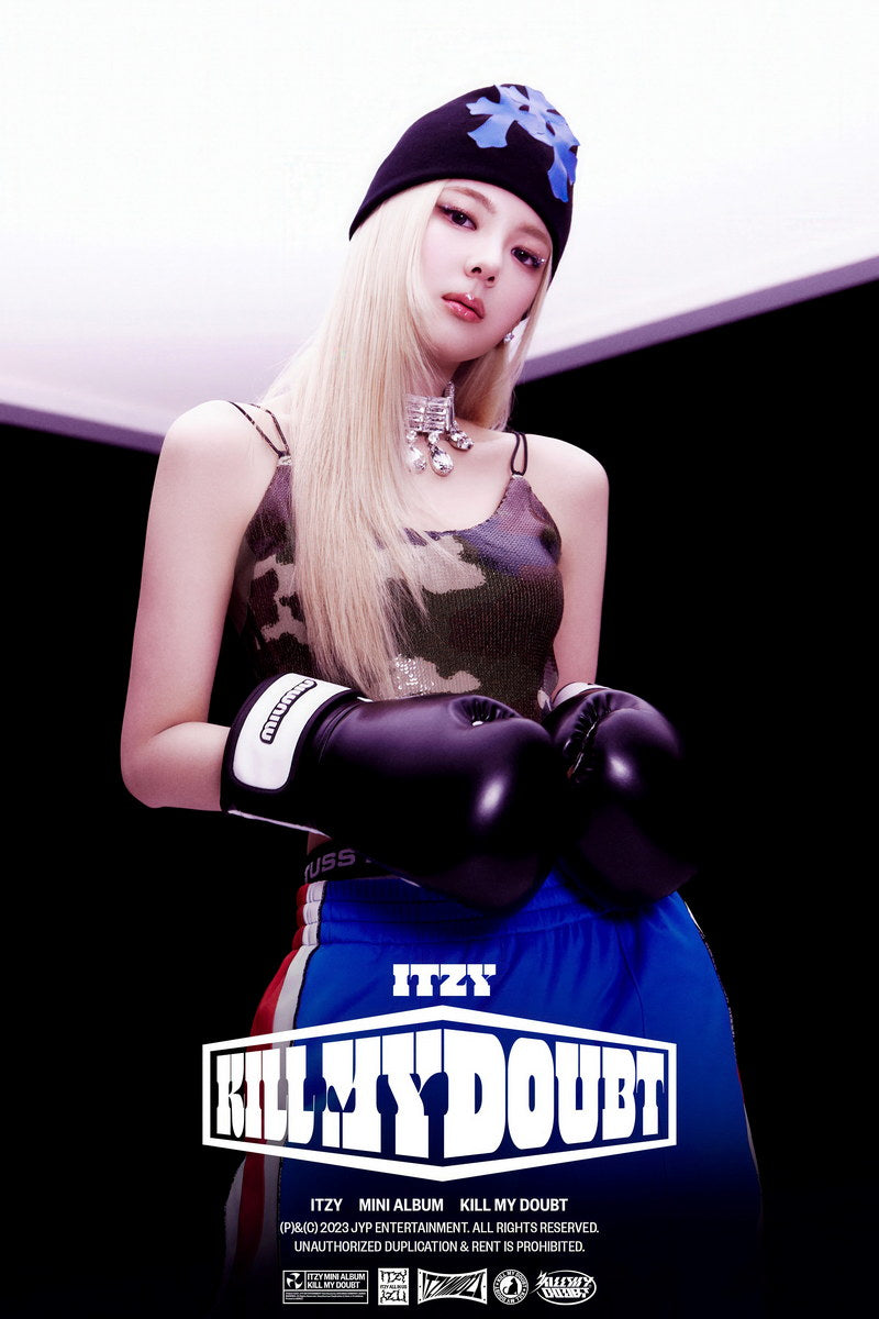 ITZY Lia KILL MY DOUBT Concept Photo K-pop Music Poster Gym Aesthetic  Female Korean Idol Fashion Print Trendy Girl Group Wall Art - xonomax