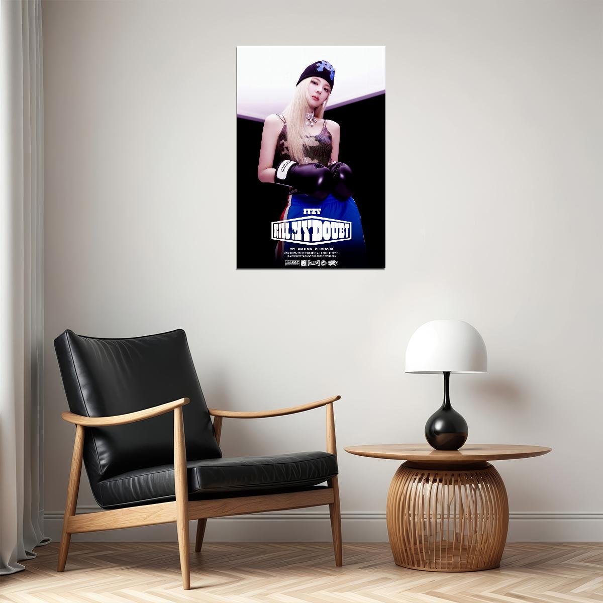 ITZY Lia KILL MY DOUBT Concept Photo K-pop Music Poster Gym Aesthetic  Female Korean Idol Fashion Print Trendy Girl Group Wall Art - xonomax