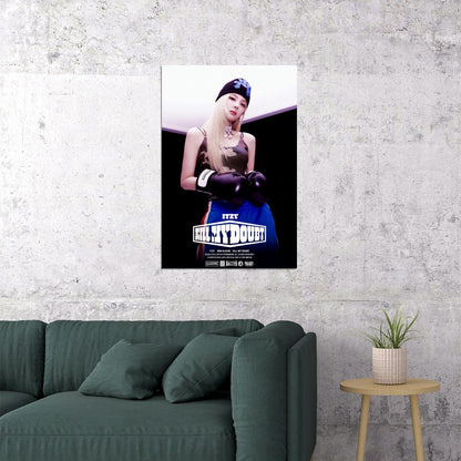 ITZY Lia KILL MY DOUBT Concept Photo K-pop Music Poster Gym Aesthetic  Female Korean Idol Fashion Print Trendy Girl Group Wall Art - xonomax