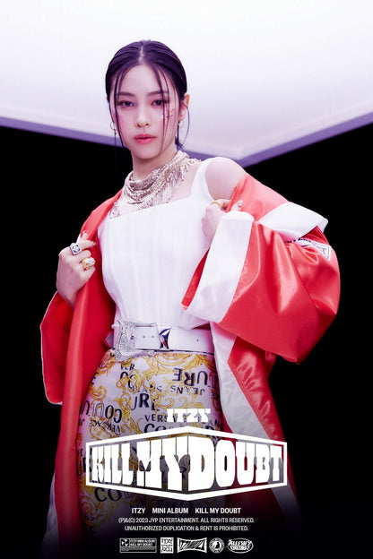 ITZY Ryujin KILL MY DOUBT Concept Photo K-pop Music Poster Gym Aesthetic  Female Korean Idol Fashion Print Trendy Girl Group Wall Art