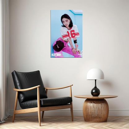 ITZY Ryujin KILL MY DOUBT Concept Photo K-pop Music Poster Gym Aesthetic  Female Korean Idol Fashion Print Trendy Girl Group Wall Art