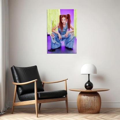 ITZY Yeji KILL MY DOUBT Concept Photo K-pop Music Poster Gym Aesthetic  Female Korean Idol Fashion Print Trendy Girl Group Wall Art