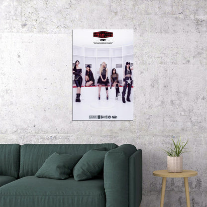 ITZY Yeji Lia Ryujin Chaeryeong Yuna KILL MY DOUBT Concept Photo K-pop Music Poster Gym Aesthetic  Female Korean Idol Fashion Print Trendy Girl Group Wall Art